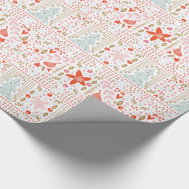 Papel de embrulho de presente de Natal doce festiv (Ponta)