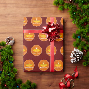 Papel de embrulho de presente Diwali
