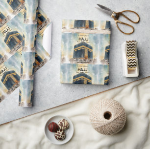 Papel de embrulho de presente personalizado Hajj M