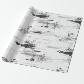 Papel de embrulho de primavera lagoa fantasmagóric
