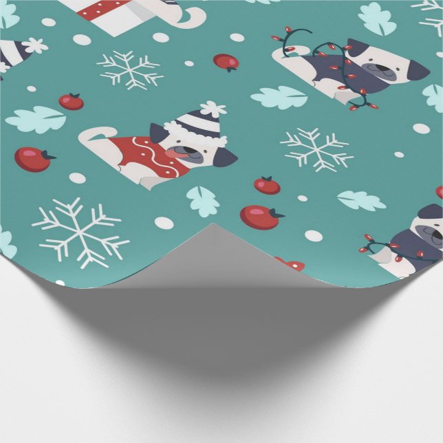 Papel de embrulho de Pugs de Corte (Ponta)