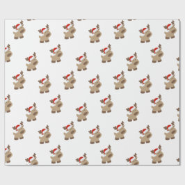 Papel de embrulho de rena