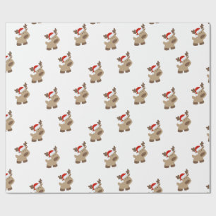 Papel de embrulho de rena