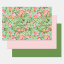Papel de embrulho de roscas cor-de-rosa