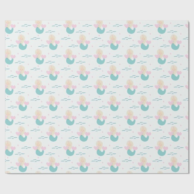 Papel de Embrulho de Sereia Caprichosa (Aberto)