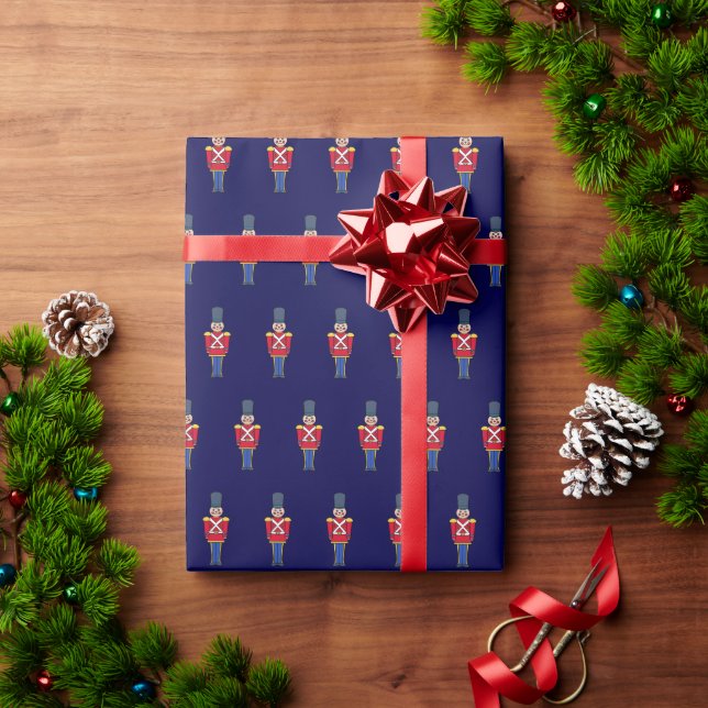 Papel de embrulho de Soldados de Brinquedo (Presente de Natal)