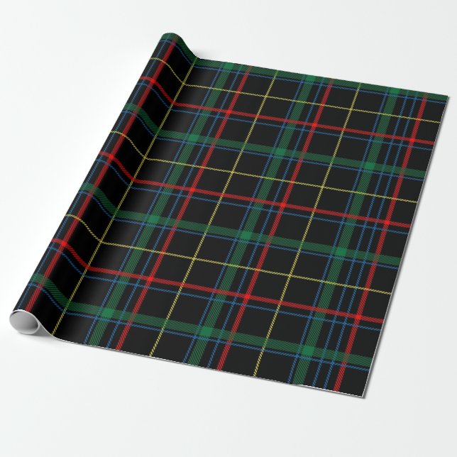 papel de embrulho de tartan de xadrez (Desenrolado)
