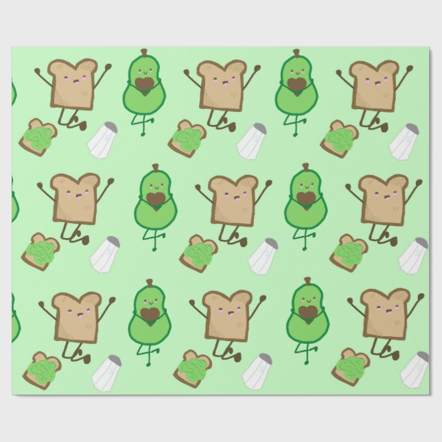 Papel de embrulho de Torrada de Abacate (Aberto)