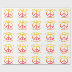 Papel de embrulho 'Dê uma Chance à Paz'