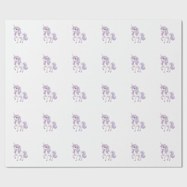 Papel de embrulho de unicórnio (Aberto)
