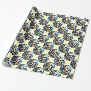 Papel de Embrulho de Urso Polar Papel de Presente