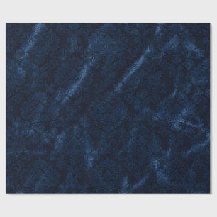 Papel de embrulho de veludo azul meia-noite