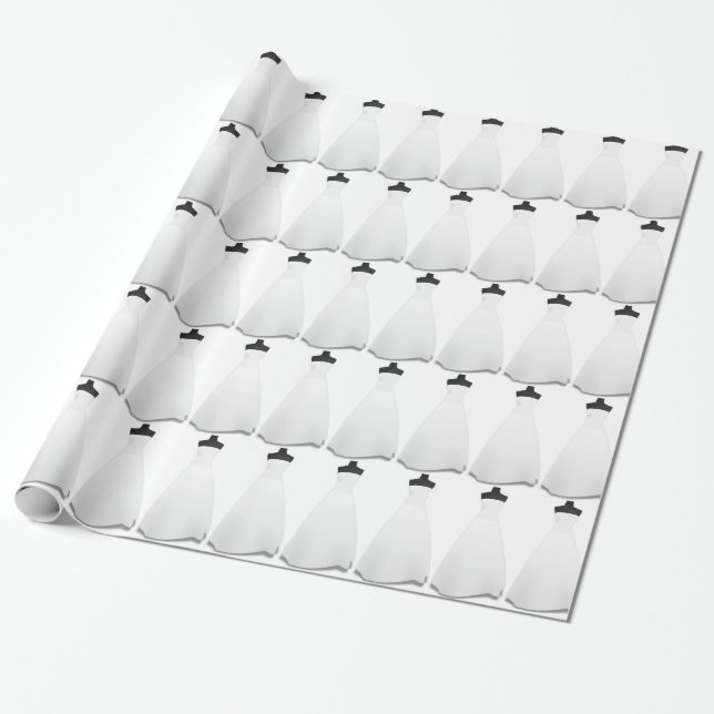 Papel de embrulho de vestido de noiva (Desenrolado)