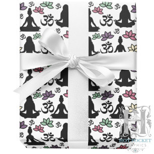 Papel de embrulho de Yoga