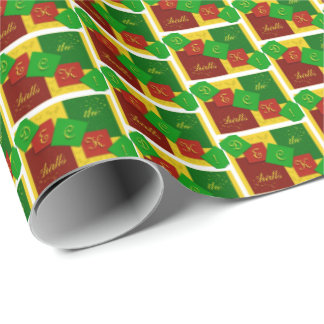 Papel de embrulho "Deck the Halls"