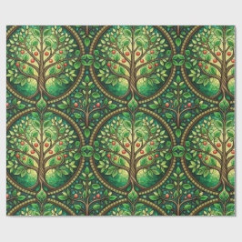 Papel de embrulho decorativo com um padrão repetit