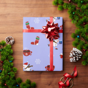 Papel de embrulho decorativo de Natal Ornamento