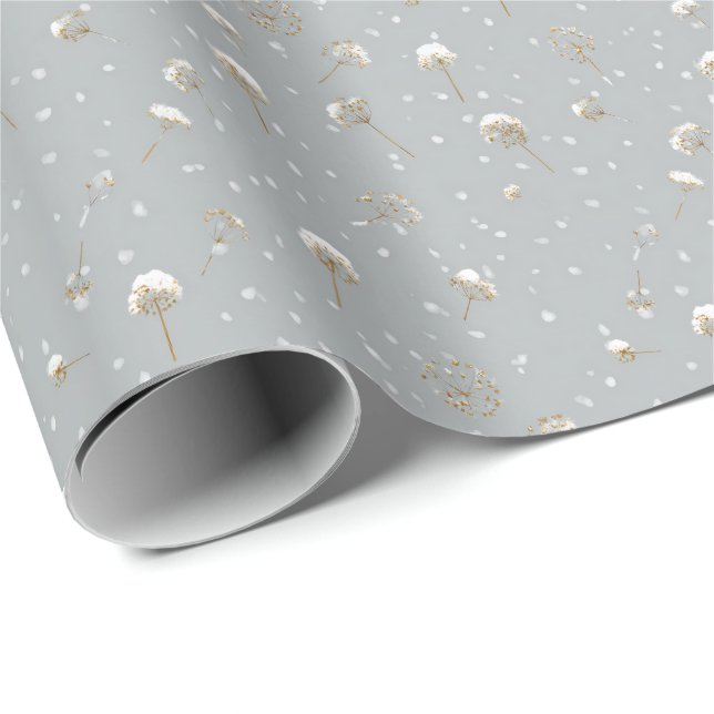 Papel de Embrulho Desejo de Dente-de-Leão (Ponta do rolo)