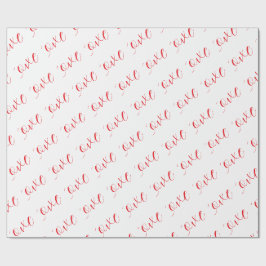 Papel de embrulho do amor