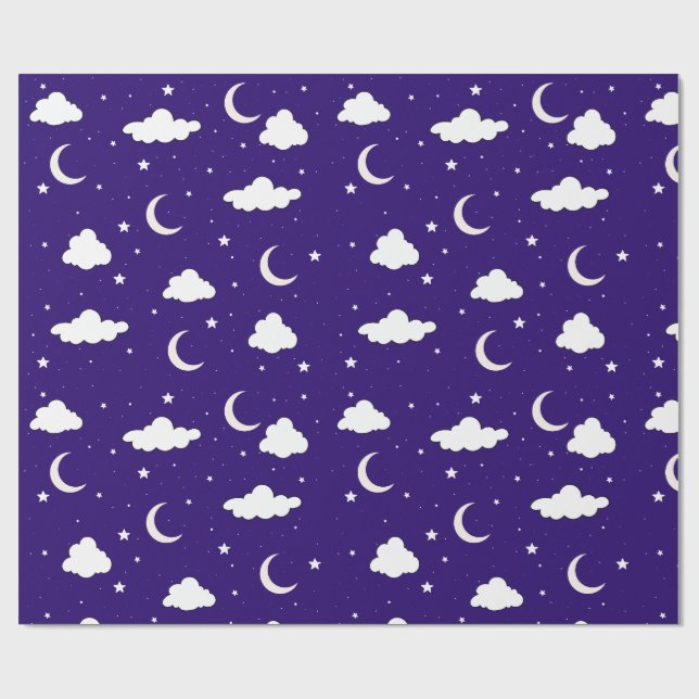 Papel de embrulho do céu noturno (Aberto)