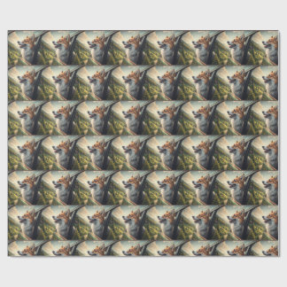 Papel de embrulho do Corgi de Aventura