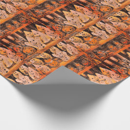 Papel de embrulho do Dia das Bruxas