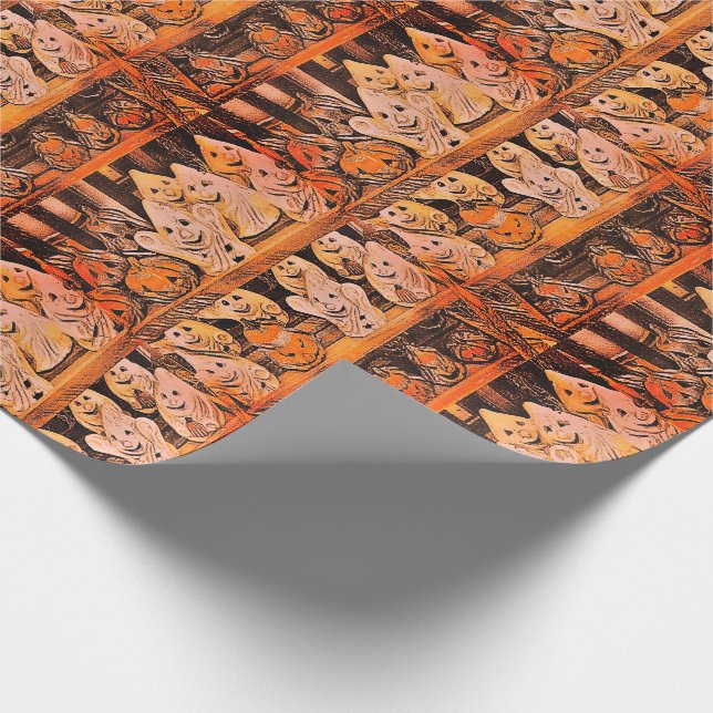 Papel de embrulho do Dia das Bruxas (Ponta)