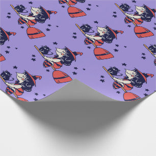 Papel de embrulho do Dia das Bruxas Bonitas
