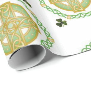 Papel de embrulho do Dia de São Patrício