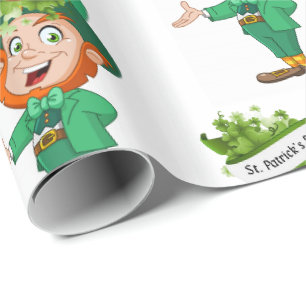 Papel de embrulho do Dia de São Patrício