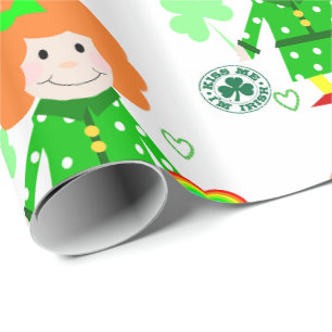 Papel de embrulho do Dia de São Patrício