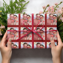 Papel de embrulho do Dia dos Namorados com fotos p