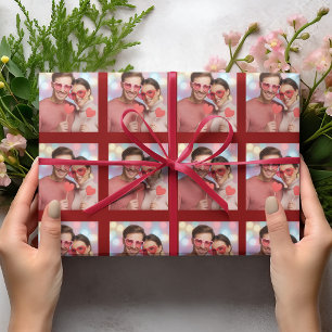 Papel de embrulho do Dia dos Namorados com fotos p