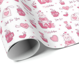 Papel de embrulho do Dia dos Namorados – Presente
