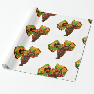 Papel de embrulho do envoltório da cabeça de
