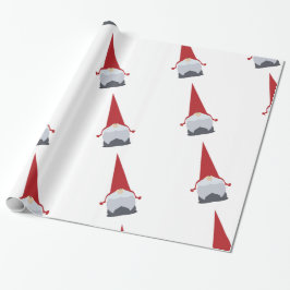 Papel de embrulho do Gnome de Natal