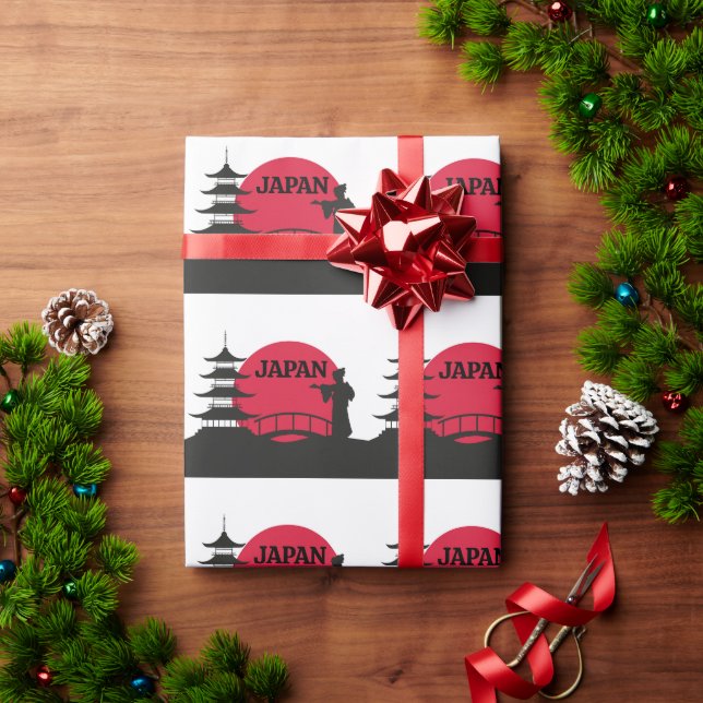Papel de embrulho do Japão (Presente de Natal)