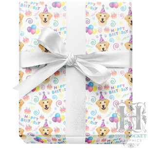 Papel de embrulho do Labrador Retriever