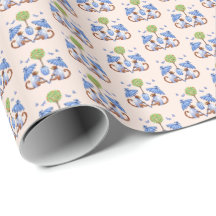 Papel de embrulho do macaco Chinoiserie