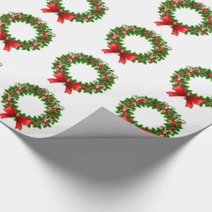 Papel de embrulho do Natal/grinaldas do Natal
