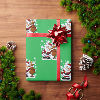 Papel de embrulho do Papai Noel