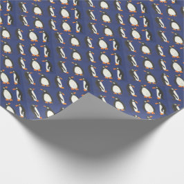 papel de embrulho do pinguim