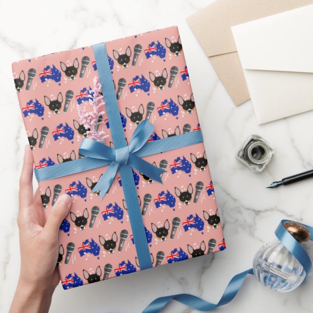 Papel de embrulho do Rat Terrier (Presentear)