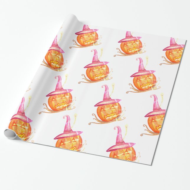 Papel de embrulho do tempo do Halloween (Desenrolado)