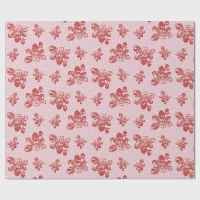 Papel de embrulho do teste padrão de Toile da (Aberto)