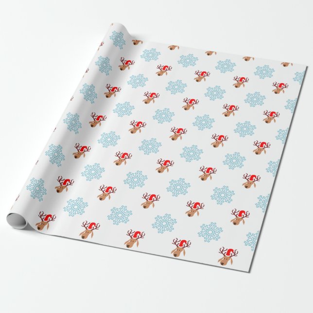 papel de embrulho do trenó do Papai Noel (Desenrolado)