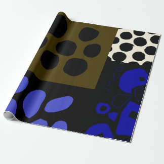 papel de embrulho em negrito com pontos
