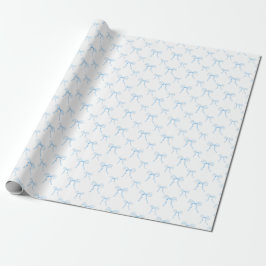 Papel de embrulho em rolos Grandmillennial Azul Bu