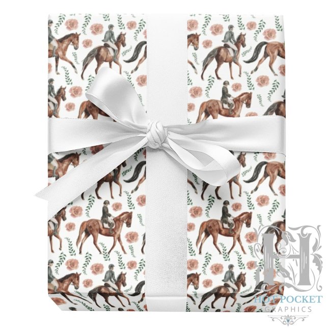 Papel de embrulho equestre (Criador carregado)