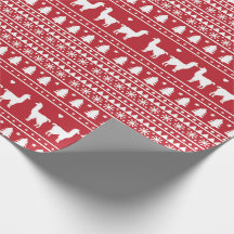 Papel de embrulho Fa-La-La Llama Natal